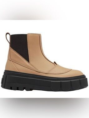 Sorel Caribou X Waterproof Platform Chelsea Boot for Women Size 9 New with Box
